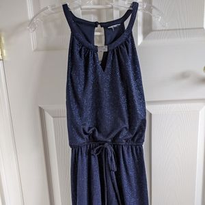 Sparkly navy blue dress